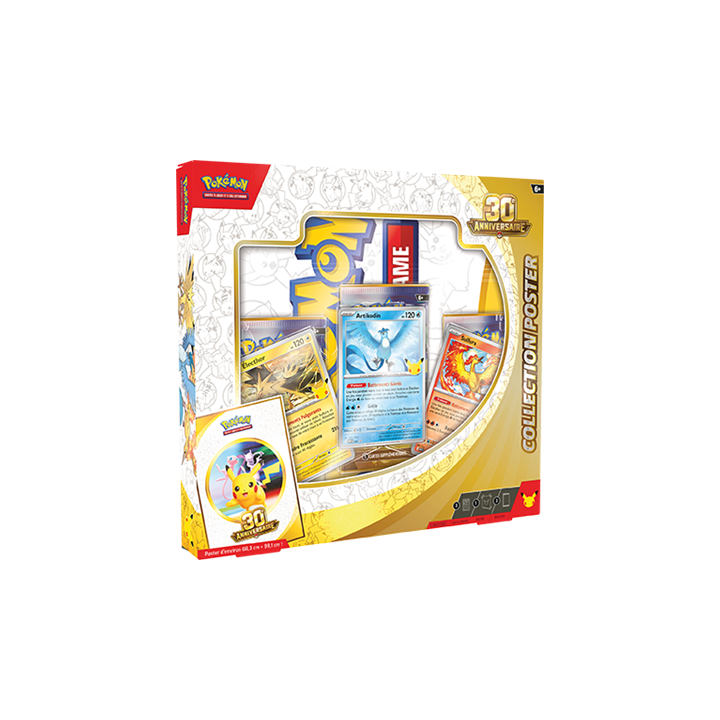 Coffret Poster - Pokémon 30e Anniversaire