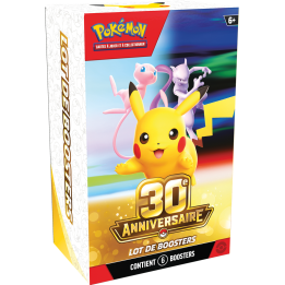 Bundle - 6 boosters - Pokémon 30e Anniversaire