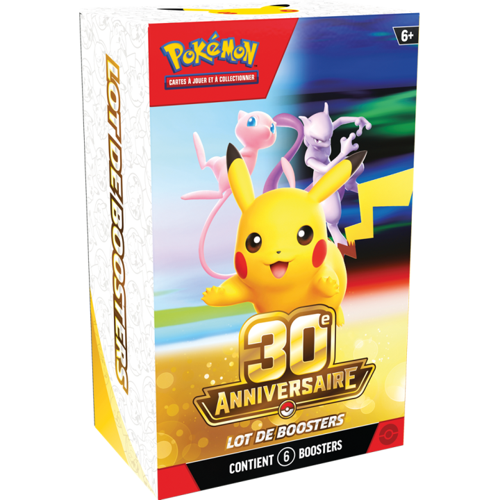 Bundle - 6 boosters - Pokémon 30e Anniversaire