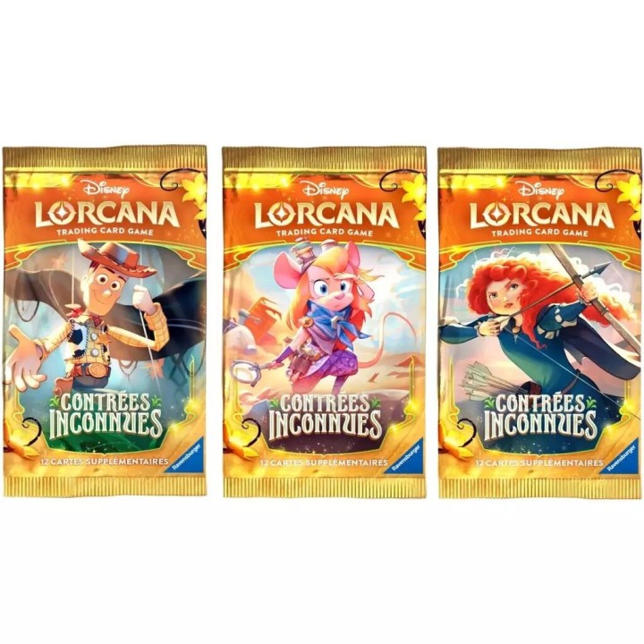 Chapitre 12 : Contrées Inconnues - Boosters - Lorcana