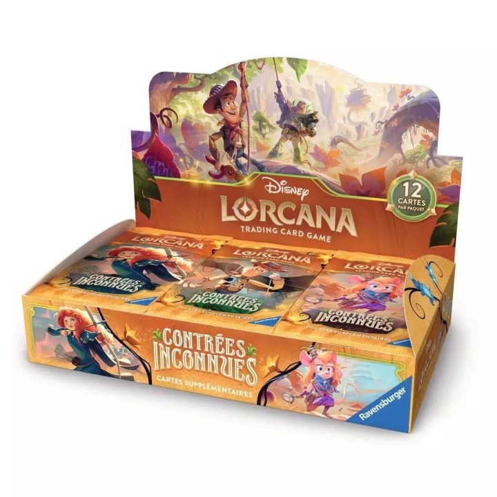 Chapitre 12 : Contrées Inconnues - Display de 24 Boosters - Lorcana
